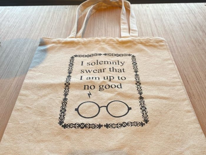 Harry Potter Themed Cotton Tote Bag