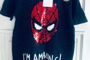 Boys Spider-Man Sequin T-Shirt