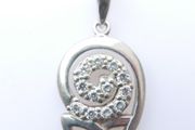 Vintage Celtic Knot Pendant and Necklace length 20" - 5,70g