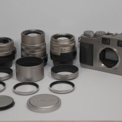 Contax G1 35mm Film camera 28mm 45mm 90mm