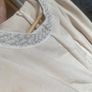 Pearl Decor Crew Neck Blouse Image 2