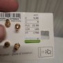 Gold-Tone Stud Earring Set 3 Pairs Image 3