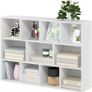 11-Cube Reversible Open Shelf Bookcase, White Image 5