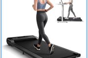 Walking Pad Treadmill, 6km/h Under Desk Treadmill for Home, 2.5HP Quiet Portable Electric Running Pad, Office Mini Walking Machine, 300LBS Capacity, Remote &amp; LED Display, No Assembly