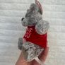Mini Teddy Bear Love You Koochie Valentine approx. 14 cm. Please see photos Image 8