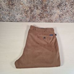 Mens BRUHL stretch plus trousers jeans chinos pants brown stretchy Size 40 regular W40 L27