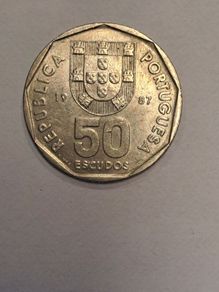 Portugal 50 escudos coin