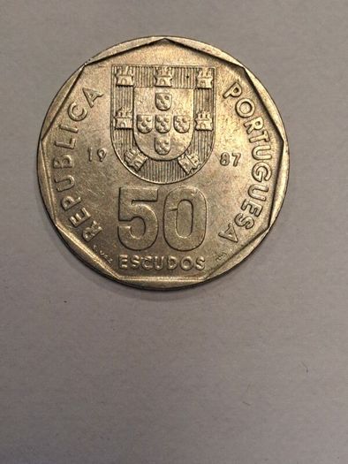 Portugal 50 escudos coin