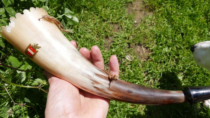 Vintage Hunting Horn 12"
