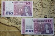 10 Pound B Series 16/08/79 Irish Note (Sold Individually)