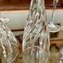 Vintage Italian Lead Free Crystal Champagne Flutes RCR x 5 Image 3