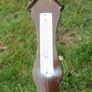Vintage 1940s open escapement aneroid barometer Western Germany 19" Image 3