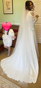 Cathedral length Ivory Veil