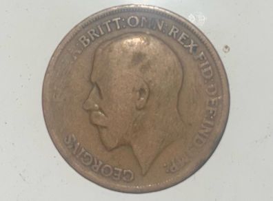 English Penny (king George 1916)