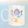 The Watercolour Rainbow Ganesh Elephant Headed God Mug Image 8