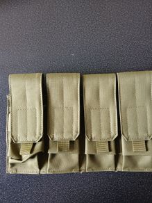 Airsoft pouches  quad 4x magazine