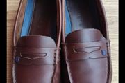 Authentic Ladies Dubarry Belize Mahogany Leather Deck Shoes Size 39