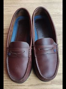 Authentic Ladies Dubarry Belize Mahogany Leather Deck Shoes Size 39