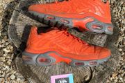 Nike Air Max TN Plus Orange Leather and Suede