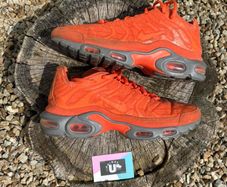 Nike Air Max TN Plus Orange Leather and Suede