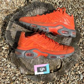 Nike Air Max TN Plus Orange Leather and Suede