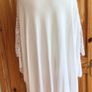 Yours White Cardigan with Lace insert sleeves Uk30/32 postage included Image 4