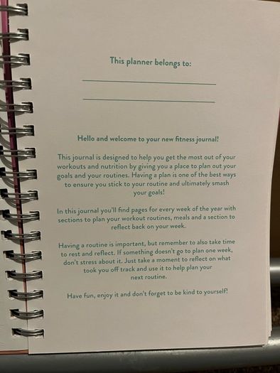 Fitness Journal