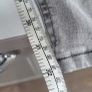 M&S Ladies Grey Straight Leg Soft Stretch Jeans Sz 12Long Image 3