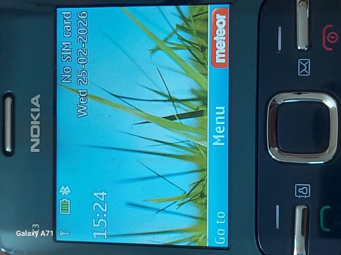 2 Nokia C3 mobile phones, light Blue, in excellent condition