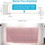 Washing Line, Retractable Clothes Drying Line, Stainless Steel Extendable Laundry Line, Adjustable 4.2M Washing Line Rope, Punch and Wall Mount (Black) Image 3