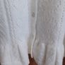 New Ladies Pointelle Knit Cardigan Size Medium Image 8