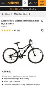new ladies bike ( open to reasonable offers )