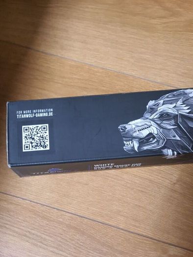 Titanwolf gaming mouse mat white