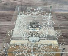 Vintage Innermost Fantome Ghost Clock Glass London England