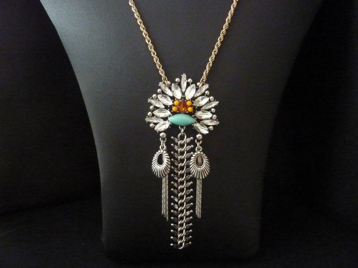 Boho Bohemian Vintage Style Statement Necklace