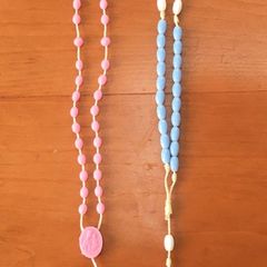 Childrens Plastic Rosary Beads