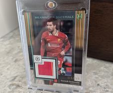 Dominik Szobozlai Liverpool Topps relic numbered card