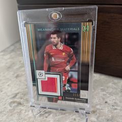 Dominik Szobozlai Liverpool Topps relic numbered card