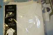 BNWT F&amp;F Girls Polo Shrts Age 9-10