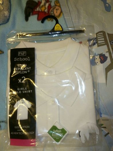 BNWT F&F Girls Polo Shrts Age 9-10