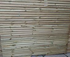 Treated timber panels