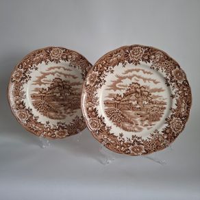 Olde Staffordshire Salem China Plates