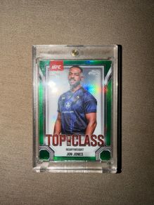 2025 Topps Chrome UFC Jon Jones 'Top of the Class' Green Refractor /99