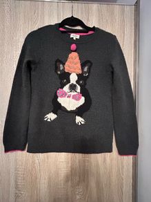 Women jumper christmas size S new 100%wool