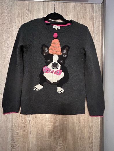 Women jumper christmas size S new 100%wool