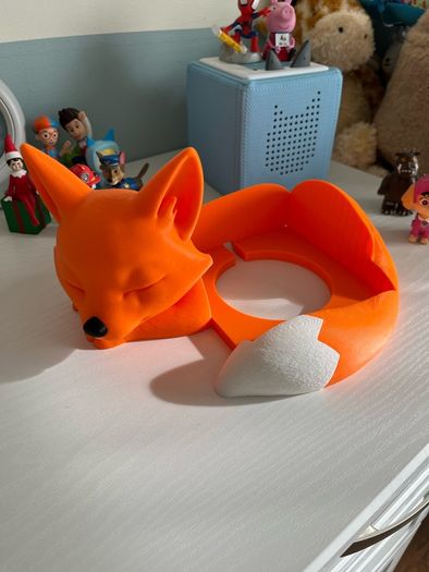 Sleeping fox Tonie box holder