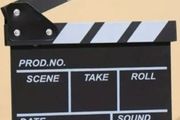 Film directors clapperboard (wooden)