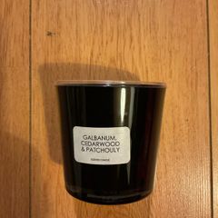 Galbanum, cedarwood and patchouly scented candle