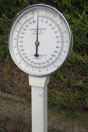 1967 vintage H. Fereday & Sons Ltd. column / lollipop scale