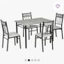 Table and 4 Chairs Image 2